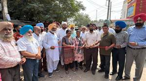 ਹਸਪਤਾਲ ਰੋਡ ਦੇ ਨਵੀਨੀਕਰਨ ਦੇ ਕੰਮ ਦੀ ਹੋਈ ਸ਼ੁਰੂਆਤ
