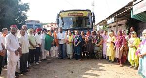 ਮੁੱਖ ਮੰਤਰੀ ਤੀਰਥ ਯਾਤਰਾ ਯੋਜਨਾ ਤਹਿਤ ਬੱਸ ਗੁਰਧਾਮਾਂ ਲਈ ਰਵਾਨਾ