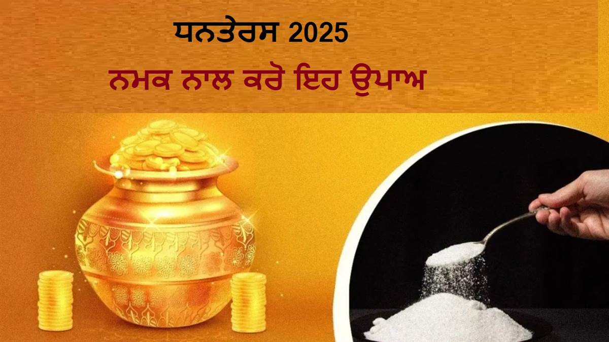 Dhanteras 2025 Upay: ਧਨਤੇਰਸ 'ਤੇ ਜ਼ਰੂਰ ਕਰੋ ਨਮਕ ਨਾਲ ਜੁੜੇ ਇਹ ਕੰਮ, ਵਿੱਤੀ ਮੁਸ਼ਕਲਾਂ ਹੋਣਗੀਆਂ ਦੂਰ