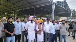 ਪੰਜਾਬ ਪਨਗ੍ਰੇਨ ਐਗਰੋ ਦੇ ਚੇਅਰਮੈਨ ਨੇ ਨਵੀਂ ਅਨਾਜ ਮੰਡੀ ਦਾ ਕੀਤਾ ਦੌਰਾ