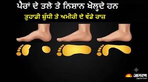 ਕਿਸਮਤ ਦਾ ਰਾਜ਼ ਛੁਪਿਆ ਹੈ ਇਸ ਬਣਤਰ 'ਚ, ਪੈਰਾਂ ਦੇ ਤਲੇ ਤੇ ਨਿਸ਼ਾਨ ਖੋਲ੍ਹਦੇ ਹਨ ਤੁਹਾਡੀ ਬੁੱਧੀ ਤੇ ਅਮੀਰੀ ਦੇ ਵੱਡੇ ਰਾਜ਼