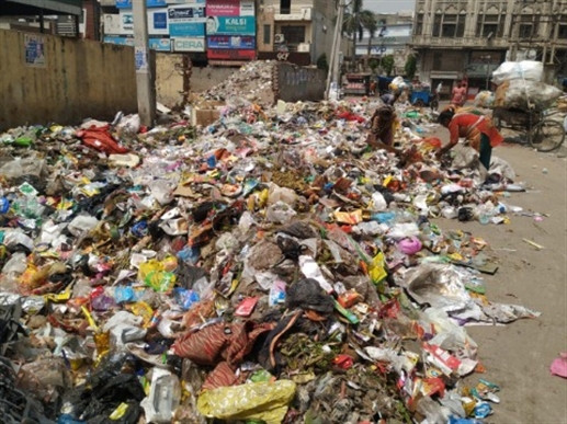 Garbage lifting infected due to non petrol supply