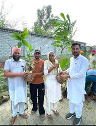 ਪਿੰਡ ਬਣਾਂਵਾਲਾ ਵਿਖੇ ਬੂਟੇ ਲਗਾ ਕੇ ਵਾਤਾਵਰਨ ਸੰਭਾਲਣ ਦਾ ਦਿੱਤਾ ਸੰਦੇਸ਼
