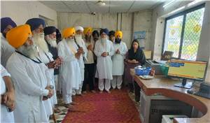 ਕੰਪਿਊੁਟਰਾਈਜਡ ਕੀਤੇ ਕੜਾਅ ਪ੍ਰਸਾਦਿ ਦੇ ਕਾਉਂਟਰ ਦਾ ਕੀਤਾ ਉਦਘਾਟਨ