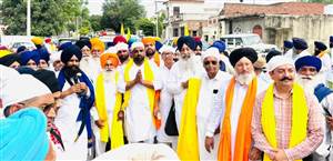 ਮੀਰੀ-ਪੀਰੀ ਖਾਲਸਾ ਮਾਰਚ ਦਾ ਕਰੀਮਪੁਰ ਚਾਹਵਾਲਾ ’ਚ ਨਿੱਘਾ ਸਵਾਗਤ