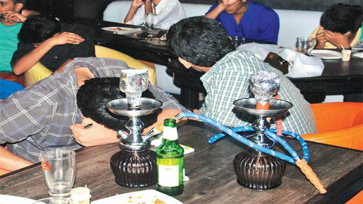 Ludhiana owner of the premises who was giving hookah to the customers