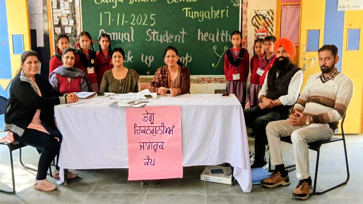 ਸੱਤਿਆ ਭਾਰਤੀ ਸਕੂਲ ’ਚ ਮੈਡੀਕਲ ਚੈੱਕਅਪ ਕੈਂਪ ਲਾਇਆ