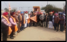 ਗੁਰੂ ਰਵਿਦਾਸ ਪ੍ਬੰਧਕ ਕਮੇਟੀ ਨੇ ਕੱਢੀ ਸ਼ੋਭਾ ਯਾਤਰਾ