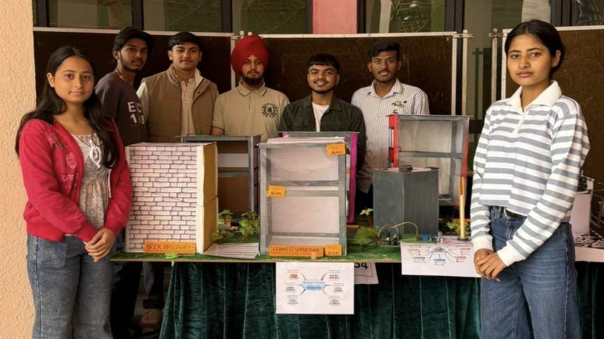 ਭੂਚਾਲ-ਰੋਧੀ ਢਾਂਚਾ ਵਿਸ਼ੇ 'ਤੇ ਨਵੀਨਤਮ ਪ੍ਰੋਜੈਕਟ ਤਿਆਰ