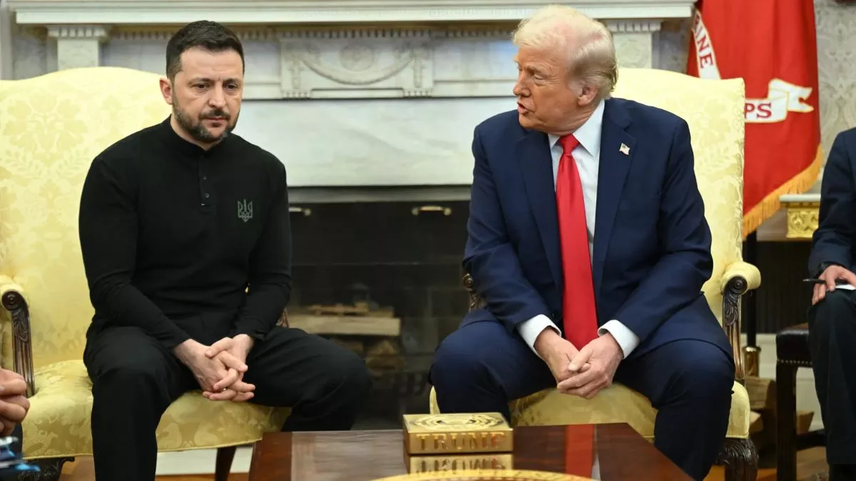 'ਯੁੱਧ ਜਲਦੀ ਖਤਮ ਹੋਵੇ...', ਅਮਰੀਕਾ ਪਹੁੰਚਣ 'ਤੇ ਬੋਲੇ ਜ਼ੇਲੇਂਸਕੀ, ਇਧਰ ਟਰੰਪ ਨੇ ਮੀਟਿੰਗ ਤੋਂ ਪਹਿਲਾਂ ਹੀ ਦਿੱਤਾ ਸਖ਼ਤ ਸੰਦੇਸ਼