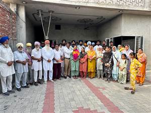 ਰੁਪਿੰਦਰ ਕੌਰ ਦਾ ਪੰਚਾਇਤ ਵੱਲੋਂ ਸਨਮਾਨ