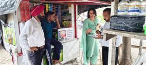 ਤੰਬਾਕੂ ਨਿਯੰਤਰਣ ਮੁਹਿੰਮ ਤਹਿਤ 15 ਚਾਲਾਨ ਕੱਟੇ, 2500 ਰੁਪਏ ਜੁਰਮਾਨਾ