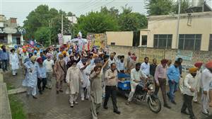ਮੁਲਾਜ਼ਮਾਂ ਅਤੇ ਪੈਨਸ਼ਨਰਾਂ ਨੇ ਪੰਜਾਬ ਸਰਕਾਰ ਦੀ ਅਰਥੀ ਸਾੜੀ
