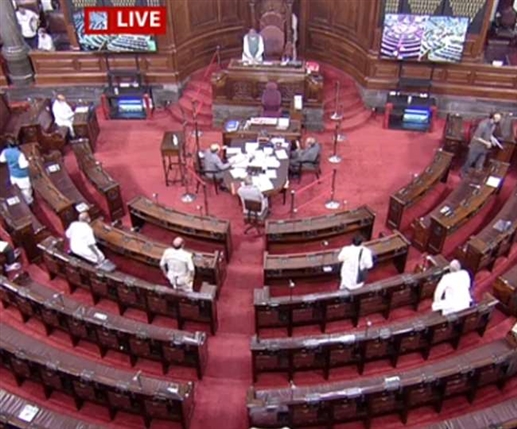 live parliament monsoon session cpim given zero hour notice in over non payment of gst compensation to states