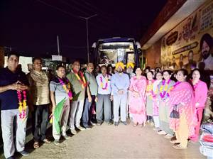 ਧਾਰਮਿਕ ਅਸਥਾਨਾਂ ਦੇ ਦਰਸ਼ਨਾਂ ਲਈ ਵਿਧਾਇਕ ਕੋਹਲੀ ਨੇ ਬੱਸ ਨੂੰ ਕੀਤੀ ਰਵਾਨਾ