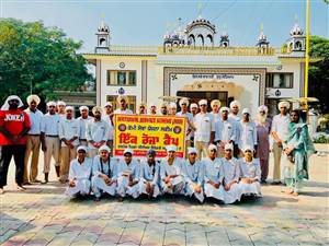 ਗੁਰਦੁਆਰਾ ਭਾਈ ਸਾਈਂ ਦਾਸ ਜੀ ਵਿਖੇ ਕੀਤੀ ਸਫ਼ਾਈ