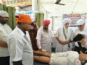 ਮੁਫ਼ਤ ਐਕਿਊਪੰਕਚਰ ਕੈਂਪ ਦੇ ਪਹਿਲੇ ਦਿਨ 110 ਮਰੀਜ਼ਾਂ ਦਾ ਇਲਾਜ