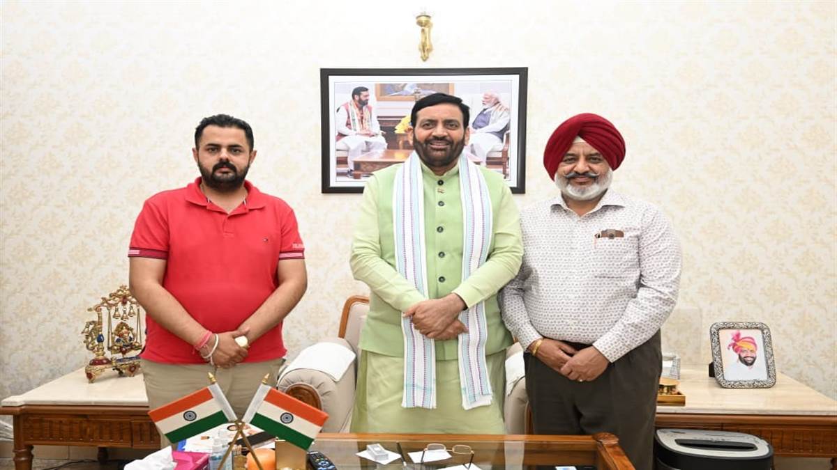 ਹਰਿਆਣਾ ਦੇ ਮੁੱਖ ਮੰਤਰੀ ਨਾਇਬ ਸੈਣੀ ਨਾਲ ਕੀਤੀ ਮੁਲਾਕਾਤ