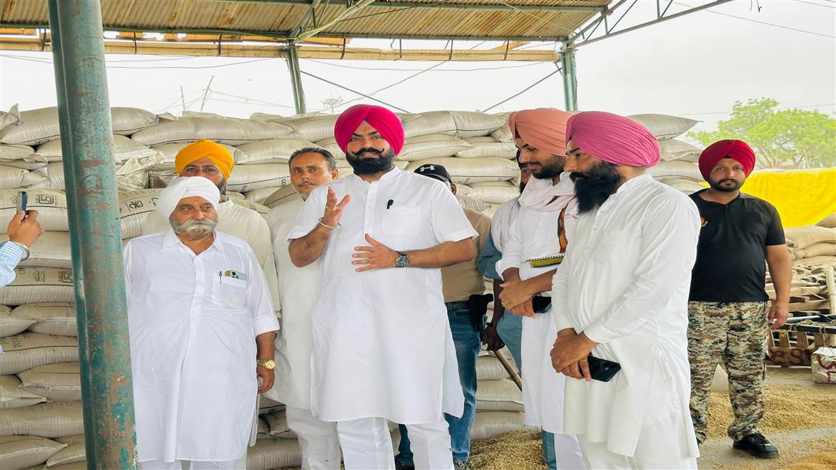ਰਾਜਬੀਰ ਭੁੱਲਰ ਨੇ ਅਨਾਜ ਮੰਡੀ ਤਰਨਤਾਰਨ ਦਾ ਕੀਤਾ ਦੌਰਾ