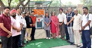 ਪੰਜਾਬ ਪ੍ਰੈੱਸ ਕਲੱਬ ਨੇ ਰਾਹਗੀਰਾਂ ਲਈ ਲਾਇਆ ਨਵਾਂ ਵਾਟਰ ਕੂਲਰ
