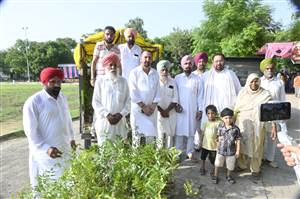 ਗ੍ਰਾਮ ਪੰਚਾਇਤ ਸੇਖਾ ਨੇ ਵਾਤਾਵਰਨ ਦੀ ਸ਼ੁੱਧਤਾ ਲਈ ਬੂਟੇ ਵੰਡੇ