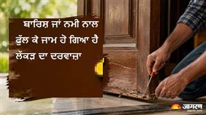 ਬਾਰਿਸ਼ ਜਾਂ ਨਮੀ ਨਾਲ ਫੁੱਲ ਕੇ ਜਾਮ ਹੋ ਗਿਆ ਹੈ ਲੱਕੜ ਦਾ ਦਰਵਾਜ਼ਾ? ਕਰਪੇਂਟਰ ਦਾ ਖਰਚਾ ਬਚਾਉਣਗੇ ਇੱਥੇ ਦੱਸੇ 5 ਟਿਪਸ