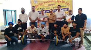 70ਵੀਆਂ ਅੰਤਰ ਜਿਲ੍ਹਾ ਸਕੂਲ ਖੇਡਾਂ ’ਚ ਰੂਪਨਗਰ ਦੇ ਵੇਟ ਲਿਫਟਰਾਂ ਨੇ ਜਿੱਤੇ ਚਾਰ ਤਮਗੇ