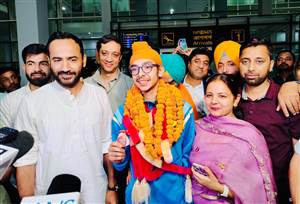 ਤਗ਼ਮਾ ਜਿੱਤ ਕੇ ਪਰਤੇ ਜਗਸ਼ੇਰ ਸਿੰਘ ਖੰਗੂੜਾ ਦਾ ਸਵਾਗਤ