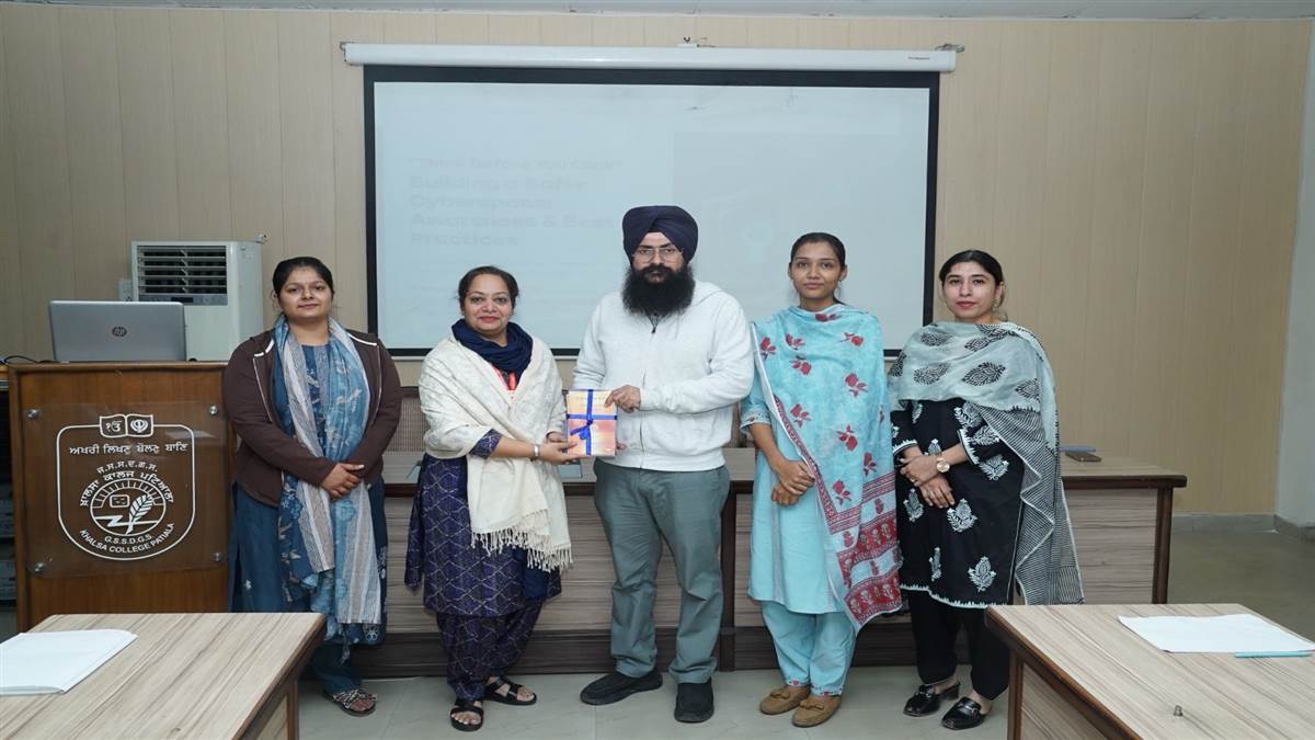 ਖ਼ਾਲਸਾ ਕਾਲਜ ਪਟਿਆਲਾ ’ਚ ਕਰਵਾਇਆ ਵਿਸ਼ੇਸ਼ ਲੈਕਚਰ