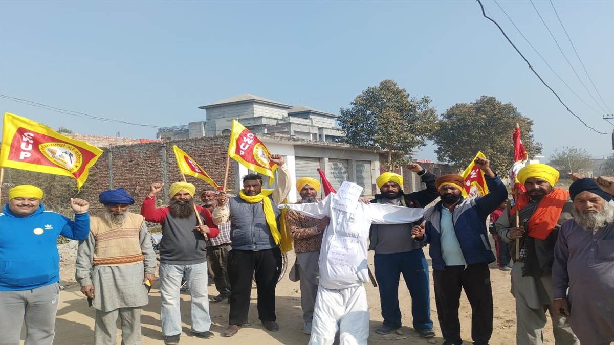 ਜਲ ਸਪਲਾਈ ਤੇ ਸੈਨੀਟੇਸ਼ਨ ਕੰਟਰੈਕਟ ਵਰਕਰਜ਼ ਯੂਨੀਅਨ ਨੇ ਸਰਕਾਰ ਦੀਆਂ ਫੂਕੀਆਂ ਅਰਥੀਆਂ