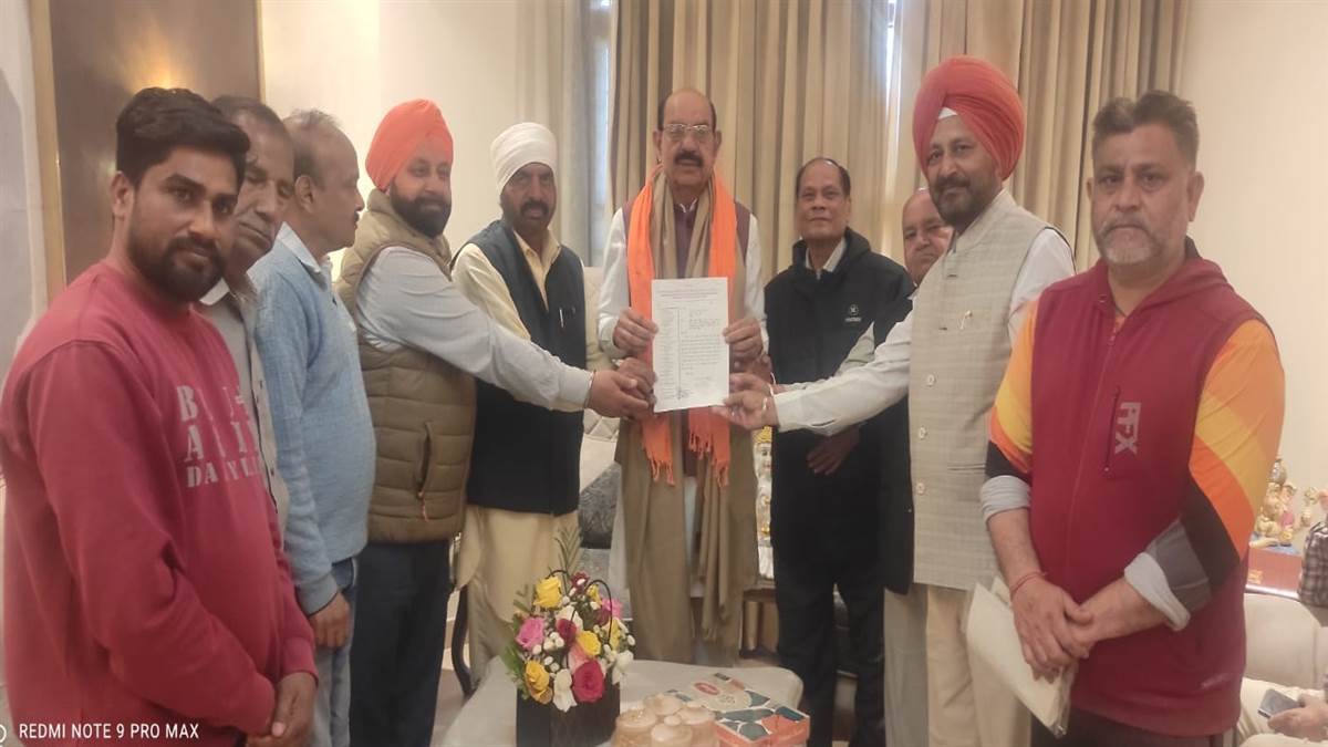 ਧਰਮਸ਼ਾਲਾ ਨਾਥਾਂ ਦਾ ਡੇਰਾ ਵੈੱਲਫੇਅਰ ਸੋਸਾਇਟੀ ਦਾ ਵਫਦ ਕੈਬਨਿਟ ਮੰਤਰੀ ਨੂੰ ਮਿਲਿਆ