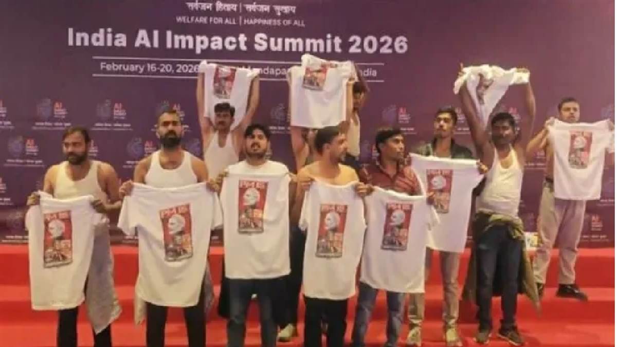 ਏਆਈ ਸੰਮੇਲਨ ਦੌਰਾਨ ਵਿਰੋਧ ਪ੍ਰਦਰਸ਼ਨ ਕਰਨ ਵਾਲੇ ਚਾਰ ਕਾਂਗਰਸੀ ਵਰਕਰ ਗ੍ਰਿਫ਼ਤਾਰ; ਐਫਆਈਆਰ 'ਚ ਗੰਭੀਰ ਦੋਸ਼; ਜਲਦੀ ਹੀ ਅਦਾਲਤ 'ਚ ਪੇਸ਼ੀ