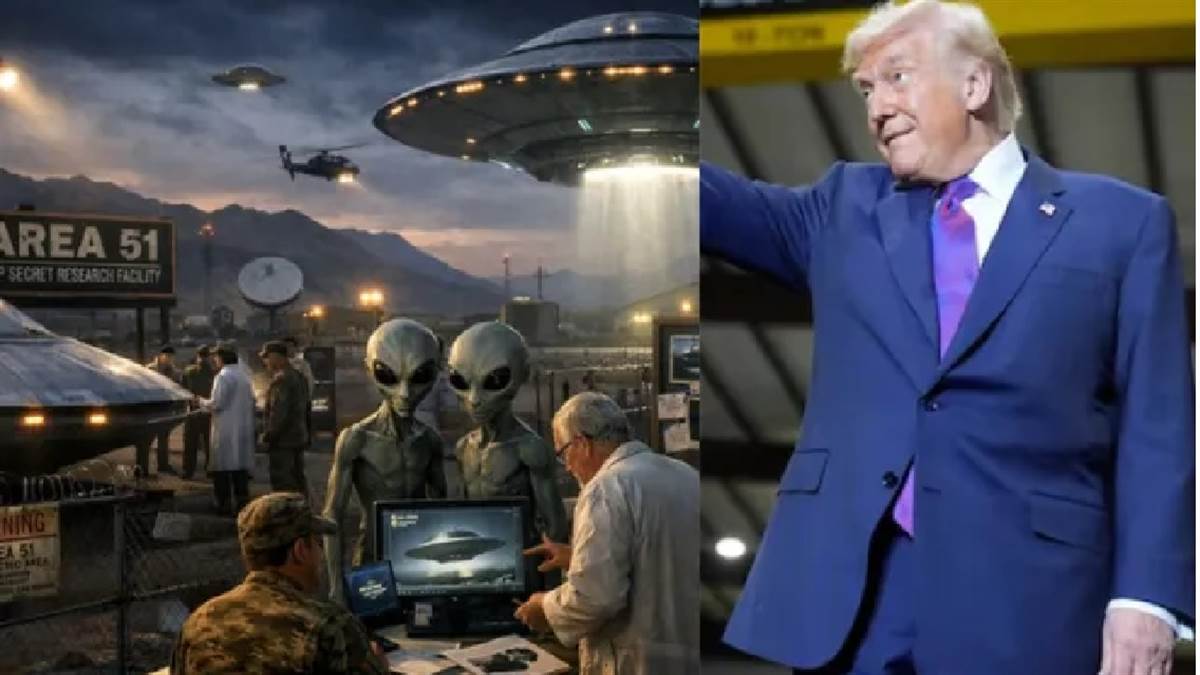 ਕੀ ਏਲੀਅਨ ਏਰੀਆ 51 'ਚ ਰੱਖੇ ਗਏ ਹਨ? ਟਰੰਪ ਯੂਐਫਓ ਨਾਲ ਸਬੰਧਤ ਫਾਈਲਾਂ ਕਰਨਗੇ ਜਾਰੀ , ਹੁਣ ਦੁਨੀਆ ਦੇਖੇਗੀ ਸੱਚਾਈ