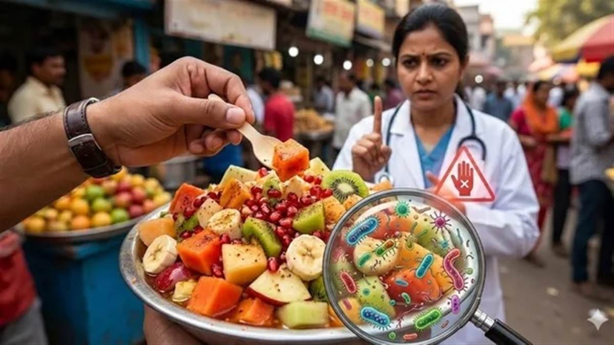 ਫਰੂਟ ਚਾਟ ਲਵਰਸ ਸਾਵਧਾਨ! ਕੱਟੇ ਹੋਏ ਫਲ ਖਾਣ ਦੀ ਆਦਤ ਸਿਹਤ 'ਤੇ ਪੈ ਸਕਦੀ ਹੈ ਭਾਰੀ, ਡਾਕਟਰ ਨੇ ਦਿੱਤੀ ਚਿਤਾਵਨੀ