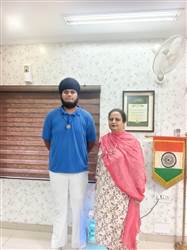 ਜ਼ਿਲ੍ਹਾ ਪੱਧਰੀ ਕ੍ਰਿਕਟ ਟੂਰਨਾਮੈਂਟ ’ਚ ਜਿੱਤਿਆ ਚਾਂਦੀ ਦਾ ਮੈਡਲ