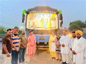 ਮੁੱਖ ਮੰਤਰੀ ਤੀਰਥ ਯਾਤਰਾ ਯੋਜਨਾ ਤਹਿਤ ਬੱਸ ਰਵਾਨਾ