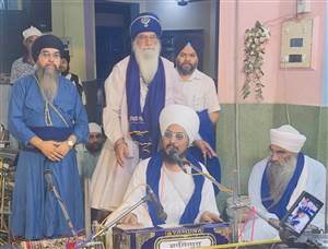 ਗੁਰਦਵਾਰਾ ਪਾਤਸ਼ਾਹੀ ਦਸਵੀਂ ਵਿਖੇ ਧਾਰਮਿਕ ਸਮਾਗਮ ਕਰਵਾਇਆ