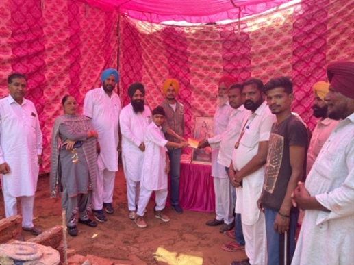 ਭਗਵਾਨ ਵਾਲਮੀਕਿ ਜੀ ਦੇ ਪ੍ਰਗਟ ਦਿਵਸ ਸਬੰਧੀ ਧਾਰਮਿਕ ਸਮਾਗਮ ਕਰਵਾਇਆ