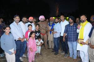 ਦੂਸਰੇ ਛਿੰਝ ਮੇਲੇ ਤੇ ਵੱਡੀ ਰੁਮਾਲੀ ਦੀ ਕੁਸ਼ਤੀ ਤੇ ਪ੍ਰਿਤਪਾਲ ਜੇਤੂ