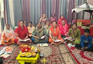 ਮਹਿਲਾ ਮੰਡਲ ਵੱਲੋਂ ਸ਼੍ਰੀ ਸੁੰਦਰ ਕਾਂਡ ਜੀ ਪਾਠ ਕਰਵਾਇਆ