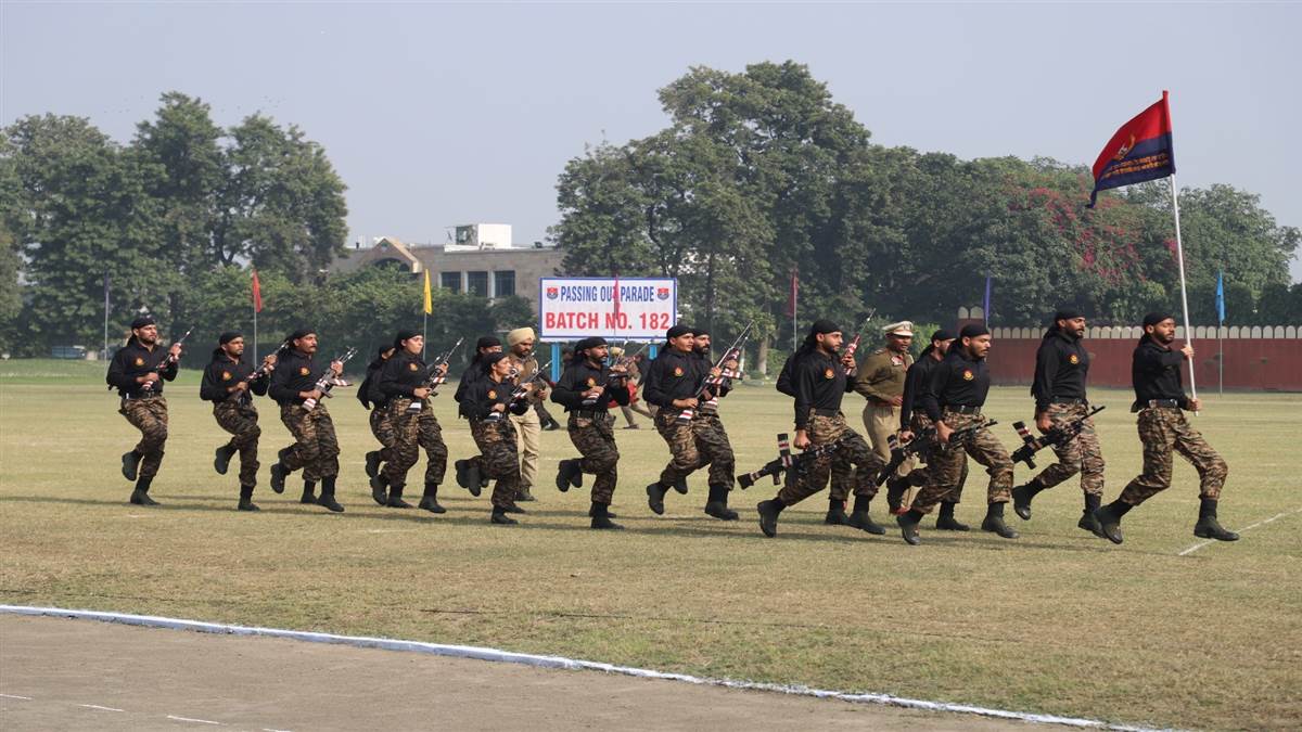 ਪੀਏਪੀ ਜਲੰਧਰ ’ਚ ਬੈਚ–182 ਦੀ ਪਾਸਿੰਗ ਆਊਟ ਪਰੇਡ