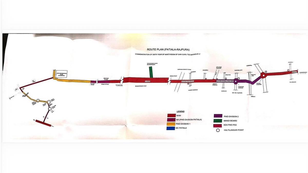 ਪਟਿਆਲਾ ਜ਼ਿਲ੍ਹੇ ‘ ਚ ਅੱਜ ਪੁੱਜੇਗਾ ਵਿਸ਼ਾਲ ਨਗਰ ਕੀਰਤਨ