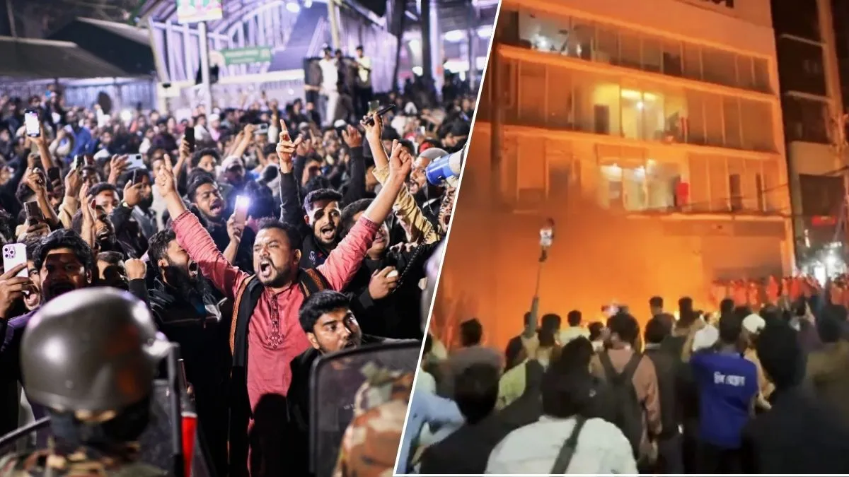 ਬੰਗਲਾਦੇਸ਼ 'ਚ ਪ੍ਰਦਰਸ਼ਨਕਾਰੀਆਂ ਨੇ ਮੀਡੀਆ ਦਫ਼ਤਰ ਫੂਕੇ, 27 ਸਾਲਾਂ 'ਚ ਪਹਿਲੀ ਵਾਰ ਨਹੀਂ ਛਪਿਆ 'ਪ੍ਰੋਥੋਮ ਆਲੋ' ਅਖ਼ਬਾਰ