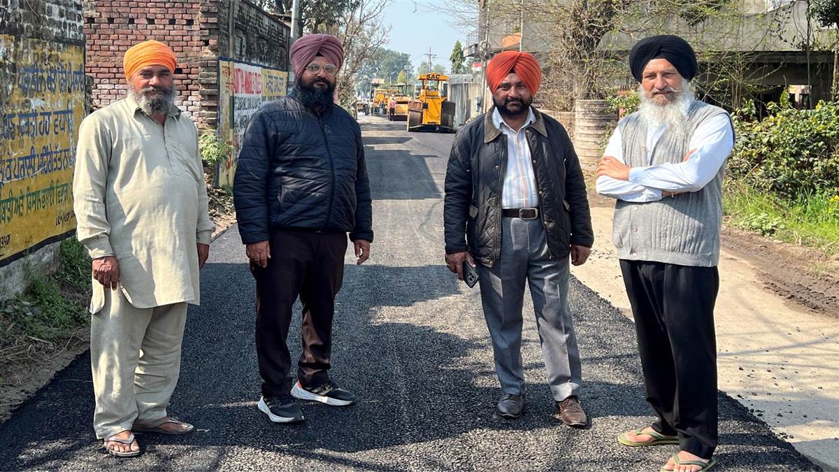 ਧਨੋਆ ਪੱਤਣ ਤੋਂ ਪੇਪਰ ਮਿੱਲ ਸੰਪਰਕ ਸੜਕ ਦਾ ਨਿਰਮਾਣ ਕਾਰਜ ਸ਼ੁਰੂ