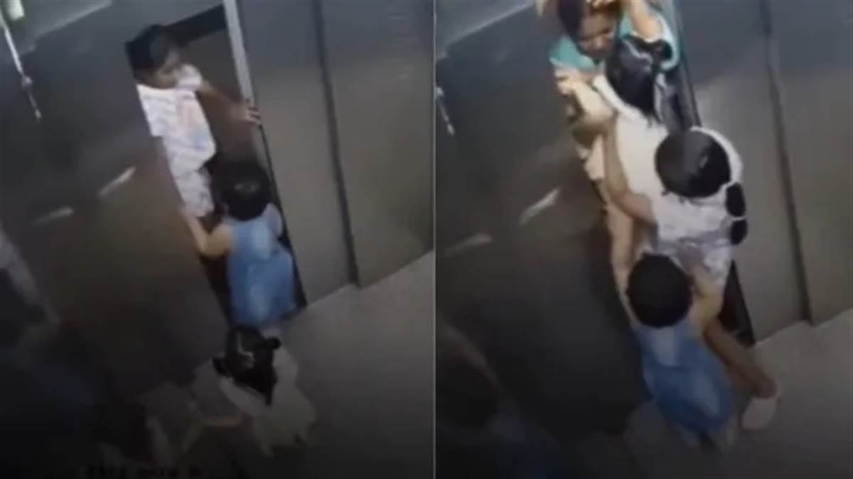 ਛੋਟੀ ਸੁਪਰਹੀਰੋ: ਲਿਫਟ ’ਚ ਫਸੀਆਂ ਦੋ ਬੱਚੀਆਂ, 'ਨਿਡਰ ਲੜਕੀ' ਨੇ ਦਰਵਾਜ਼ੇ ਰੋਕ ਕੇ ਬਚਾਈ ਜਾਨ; CCTV ’ਚ ਕੈਦ ਹੋਈ ਬਹਾਦਰੀ