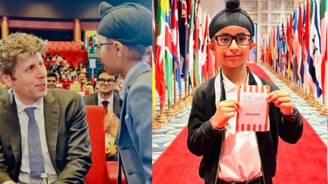 8 ਸਾਲ ਦਾ ਨੰਨ੍ਹਾ ਜੀਨੀਅਸ: ਇੰਡੀਆ AI ਸਮਿਟ 'ਚ ਛਾਇਆ ਰਣਵੀਰ ਸਚਦੇਵਾ; ਪਿਚਾਈ ਤੇ ਆਲਟਮੈਨ ਨਾਲ ਕੀਤੀ ਮੁਲਾਕਾਤ