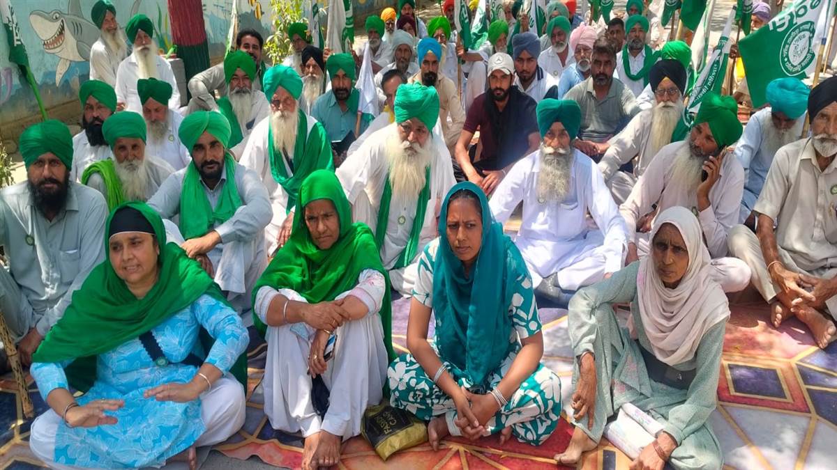 ਬਿਜਲੀ ਕੱਟਾਂ ਕਾਰਨ ਭੜਕੇ ਕਿਸਾਨ, ਡੀਸੀ ਦਫ਼ਤਰ ਅੱਗੇ ਦਿੱਤਾ ਧਰਨਾ
