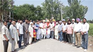 ਬਰਸਟ ਨੇ ਕੀਤਾ ਸੜਕਾਂ ਤੇ ਫਿਰਨੀ ਦੇ ਨਵੀਨੀਕਰਣ ਦਾ ਉਦਘਾਟਨ