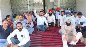 ਪੰਜਾਬੀ ਯੂਨੀਵਰਸਿਟੀ ਵਿਖੇ ਮੁਲਾਜ਼ਮਾਂ ਵਲੋਂ ਧਰਨਾ, ਕੰਮ ਰਿਹਾ ਠੱਪ