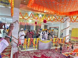 350 ਸਾਲਾ ਸ਼ਹੀਦੀ ਸ਼ਤਾਬਦੀ ਨੂੰ ਸਮਰਪਿਤ ਇਤਿਹਾਸਕ ਗੁਰਦੁਆਰਾ ਤਪ ਸਥਾਨ ਸਾਹਿਬ ਵਿਖੇ ਸ੍ਰੀ ਅਖੰਡ ਪਾਠ ਸਾਹਿਬ ਦੀ ਲੜੀ ਆਰੰਭ